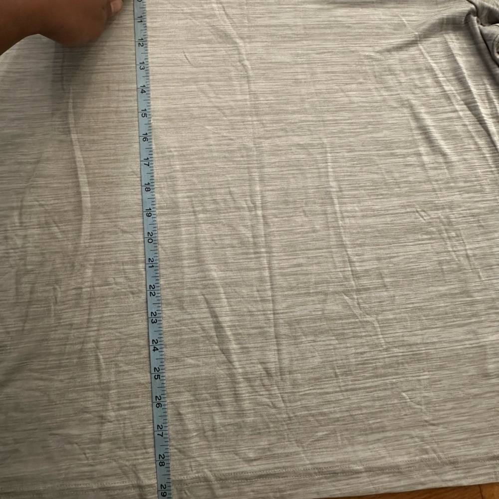 Adidas Men's Heathered Gray Short Sleeve Tee - Picture 4 of 5